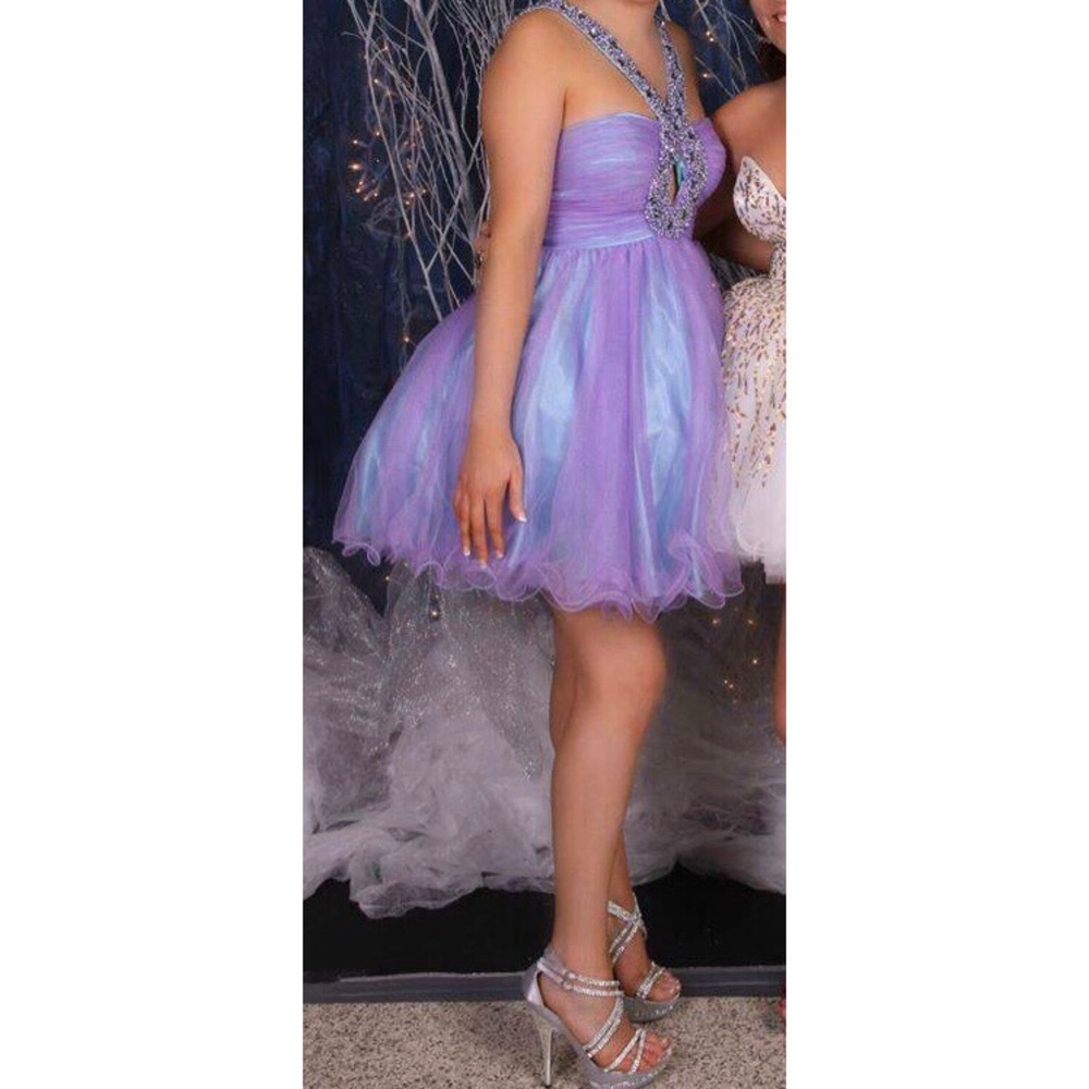 Purple & Teal Dress